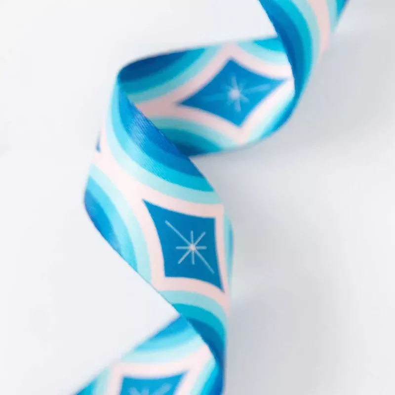 1 1/2″ Webbing | Ruby Star Society | Rattan Teal