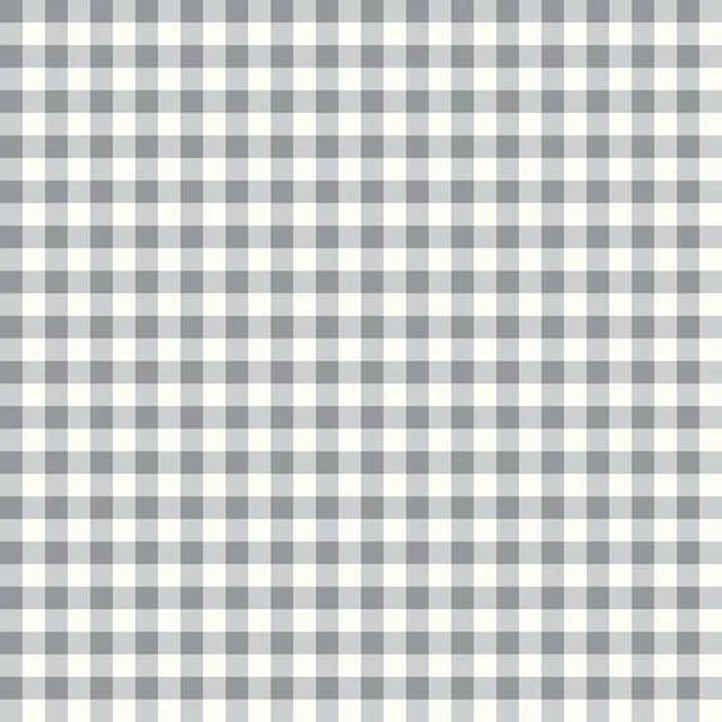 1/4″ Gingham Check – Gray