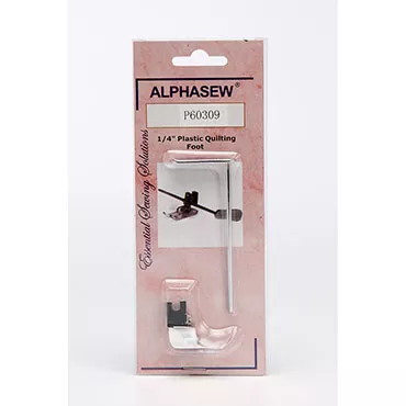 1/4 PLASTIC FOOT WITH GUIDE FITS SINGER SLANT NEEDLE