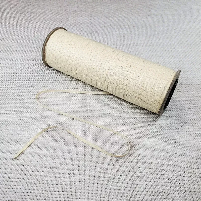 1/8″ Cotton Twill Tape | Lightweight | Natural | 5 Yard Cut