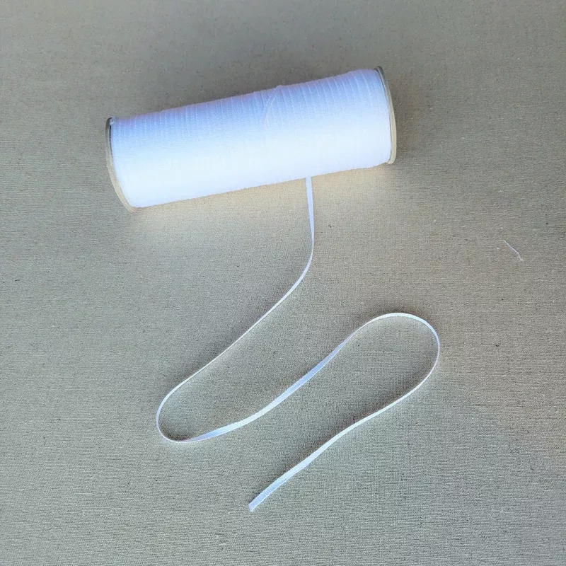 1/8″ Cotton Twill Tape | Lightweight | White | 5 Yard Cut