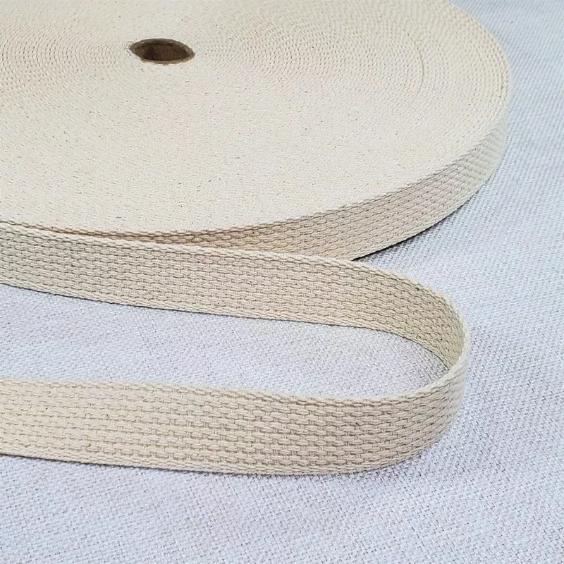 1″ wide NATURAL Cotton Belting | 3 Yard Cut