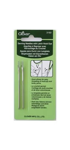 3160 Clover Latch Hook Darning Needles