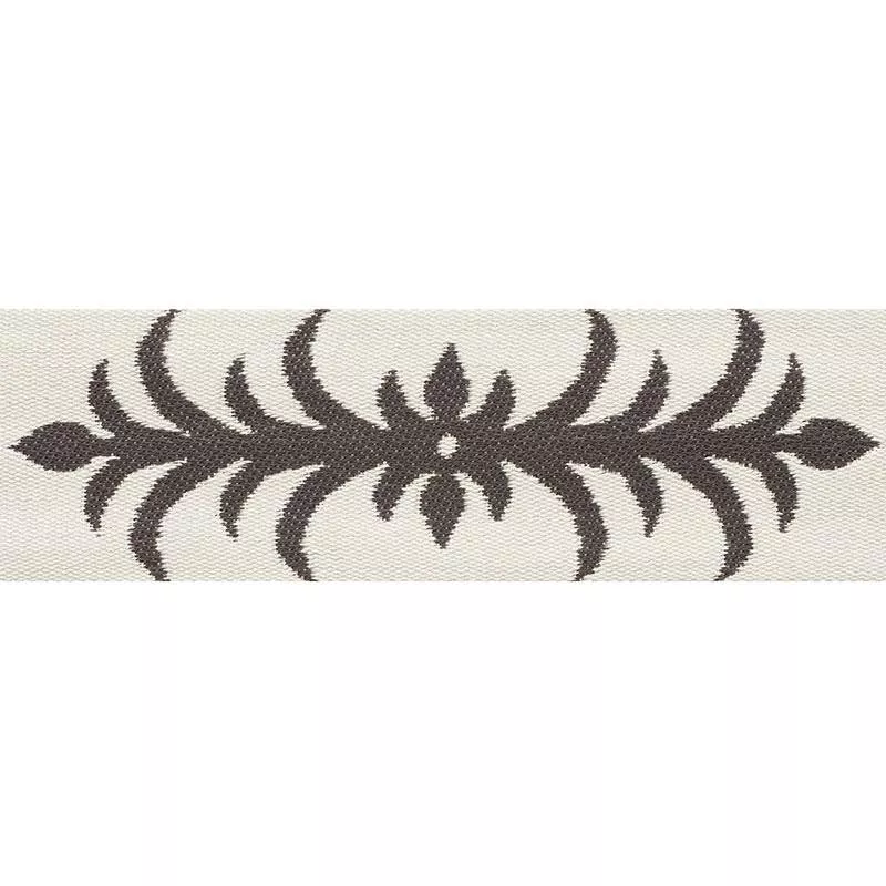 Acanthus Tape Basalt 75441 by Schumacher Designer Trim