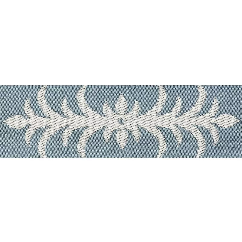 Acanthus Tape Slumber Blue 75443 by Schumacher Designer Trim