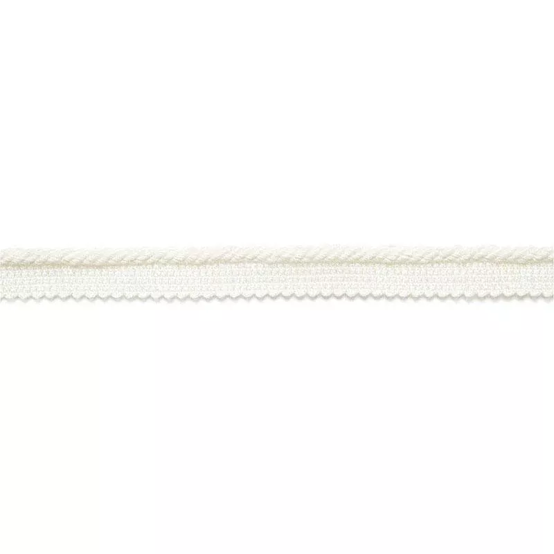Aimee Linen Lipcord Blanc 65430 by Schumacher Designer Trim