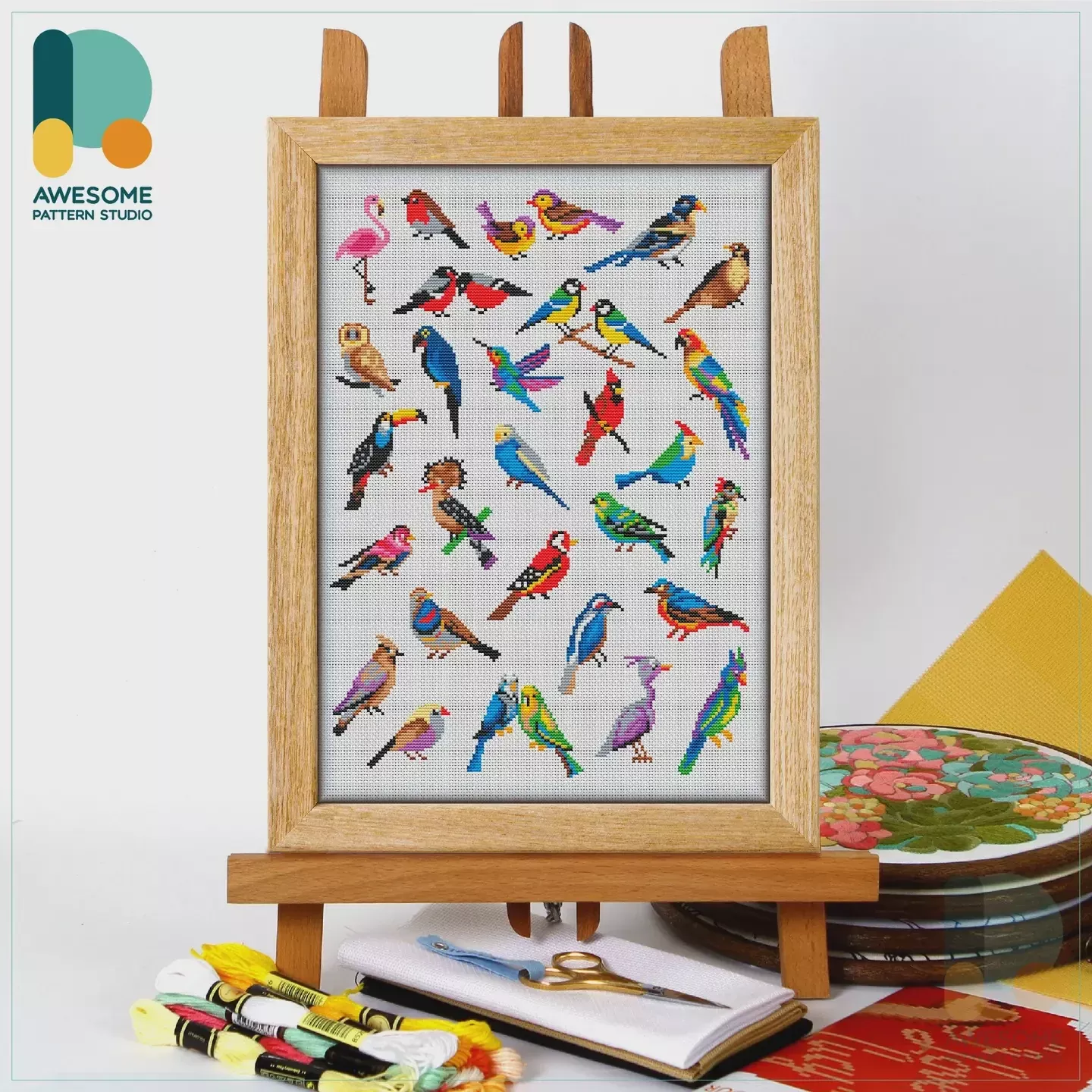 Birds Collection Counted Cross Stitch Kit