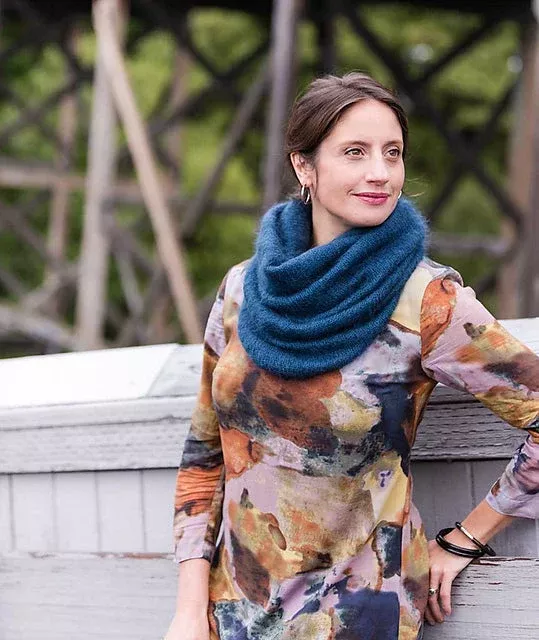 A Churchmouse Yarns and Teas Pattern - Alexandra's Airplane Scarf (PDF)