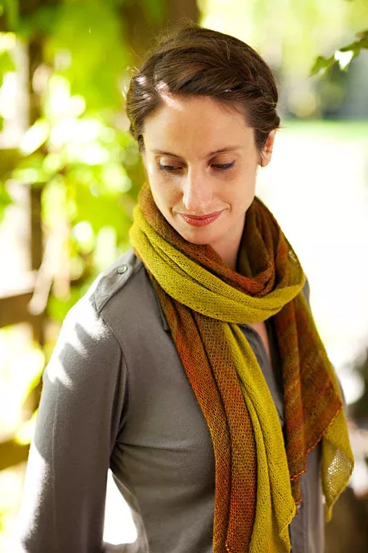 A Churchmouse Yarns and Teas Pattern - Bias 'Before & After' Scarf (PDF)