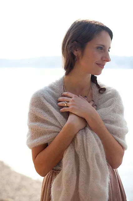 A Churchmouse Yarns and Teas Pattern - Ruched Scarf & Wrap (PDF)