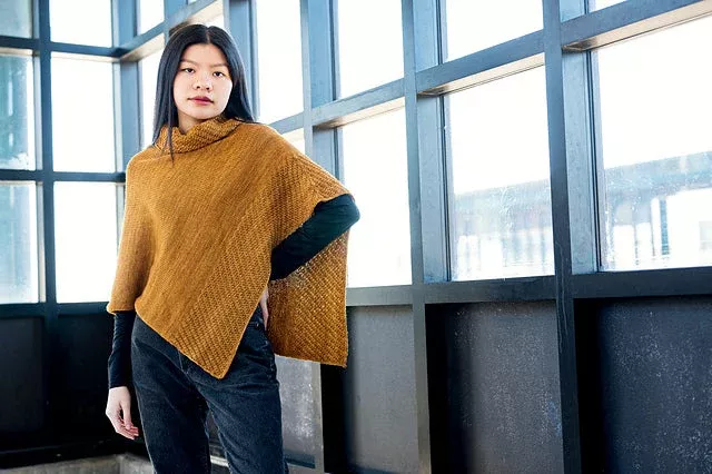 A Churchmouse Yarns and Teas Pattern - Seamless Poncho (PDF)