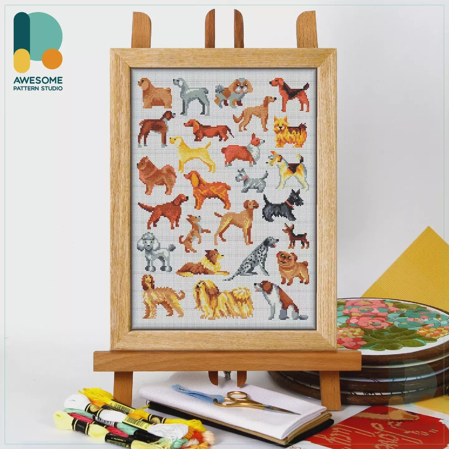 Dogs Collection Counted Cross Stitch Kit