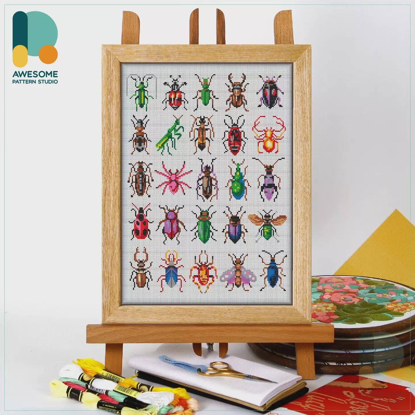 Insects Collection Counted Cross Stitch Kit