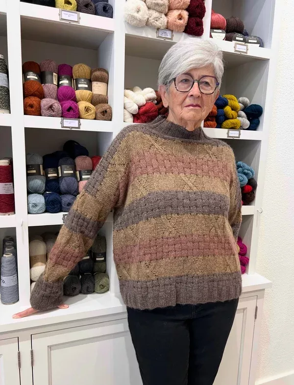 Isager Samurai Sweater Kit from A Knitting Life 3 - Tokyo Tversted Book + Book