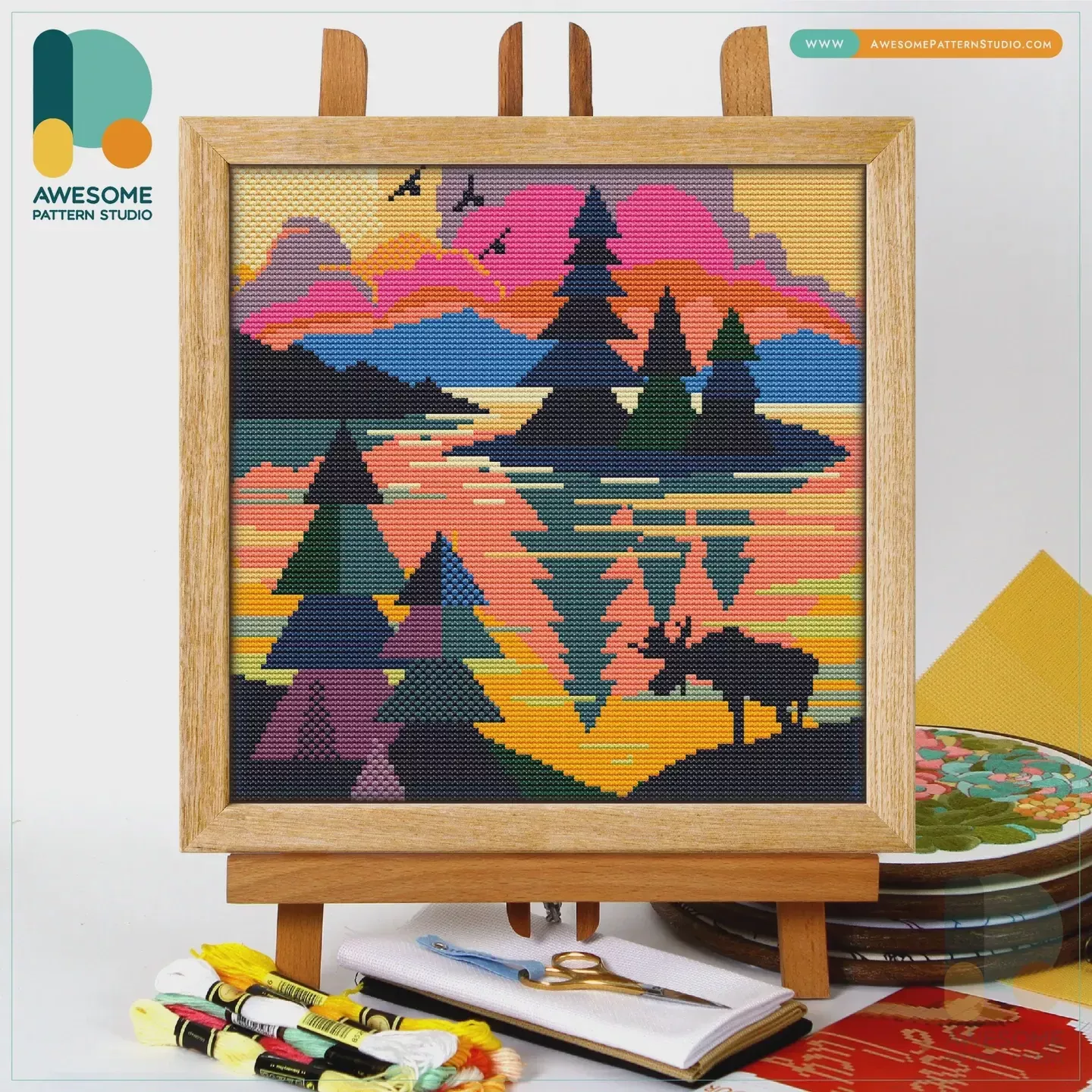 Isle Royale National Park Counted Cross Stitch Kit