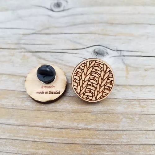 * Katrinkles Knit Pin