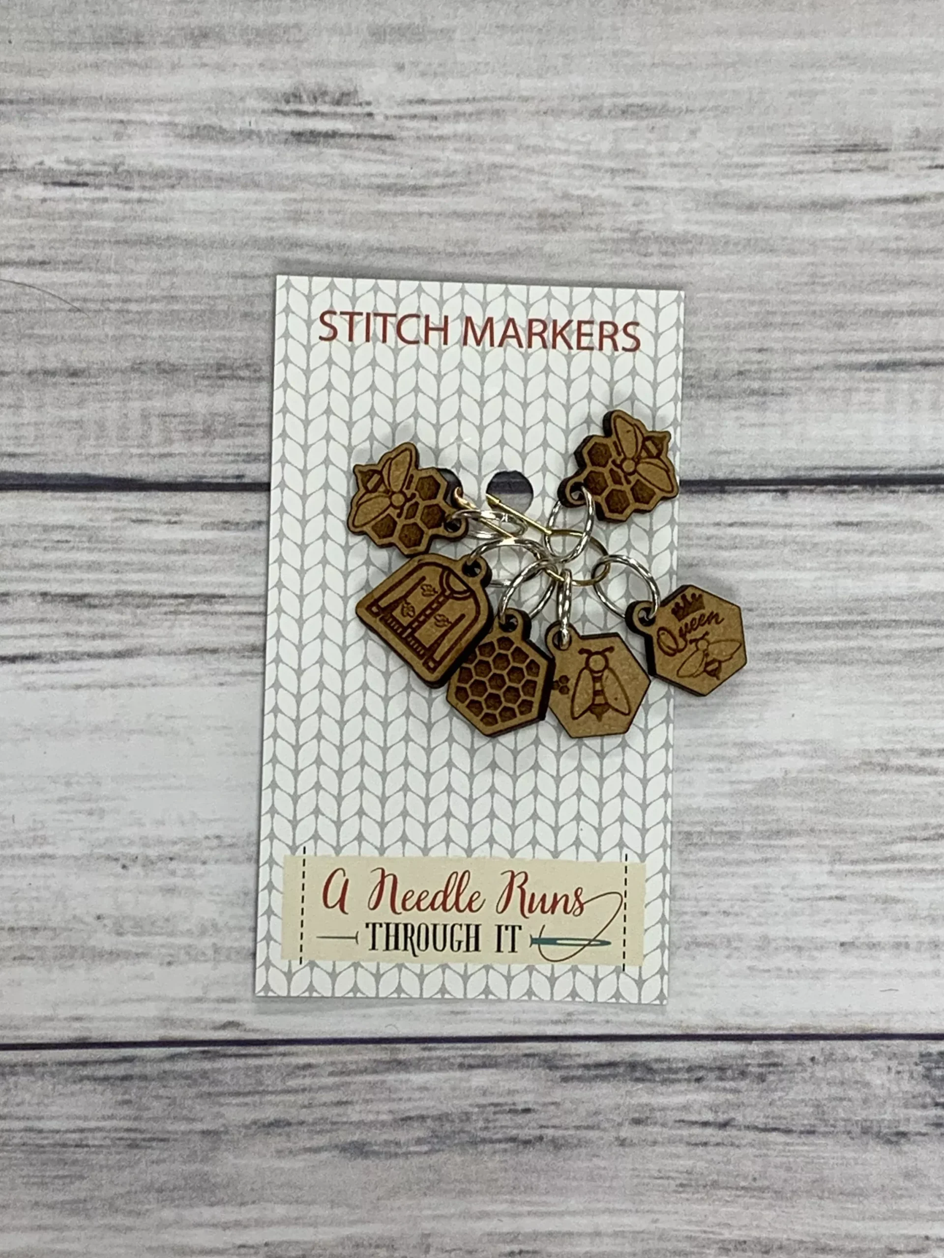 A Needle Runs Through It Stitch Markers