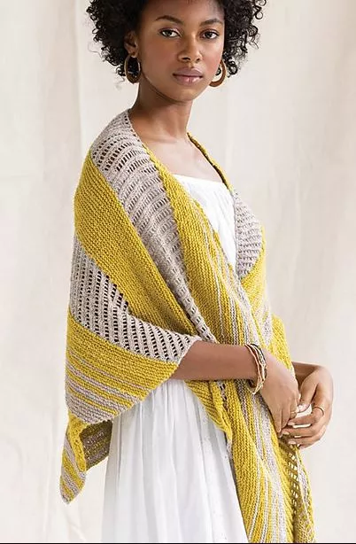 A Noro Sonata Pattern - Summer Citrus Shawl #06 (PDF)
