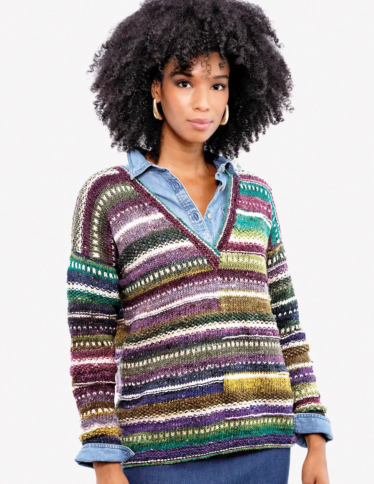 A Noro Tasogare & Haunui Silk Pattern - Melange (PDF)