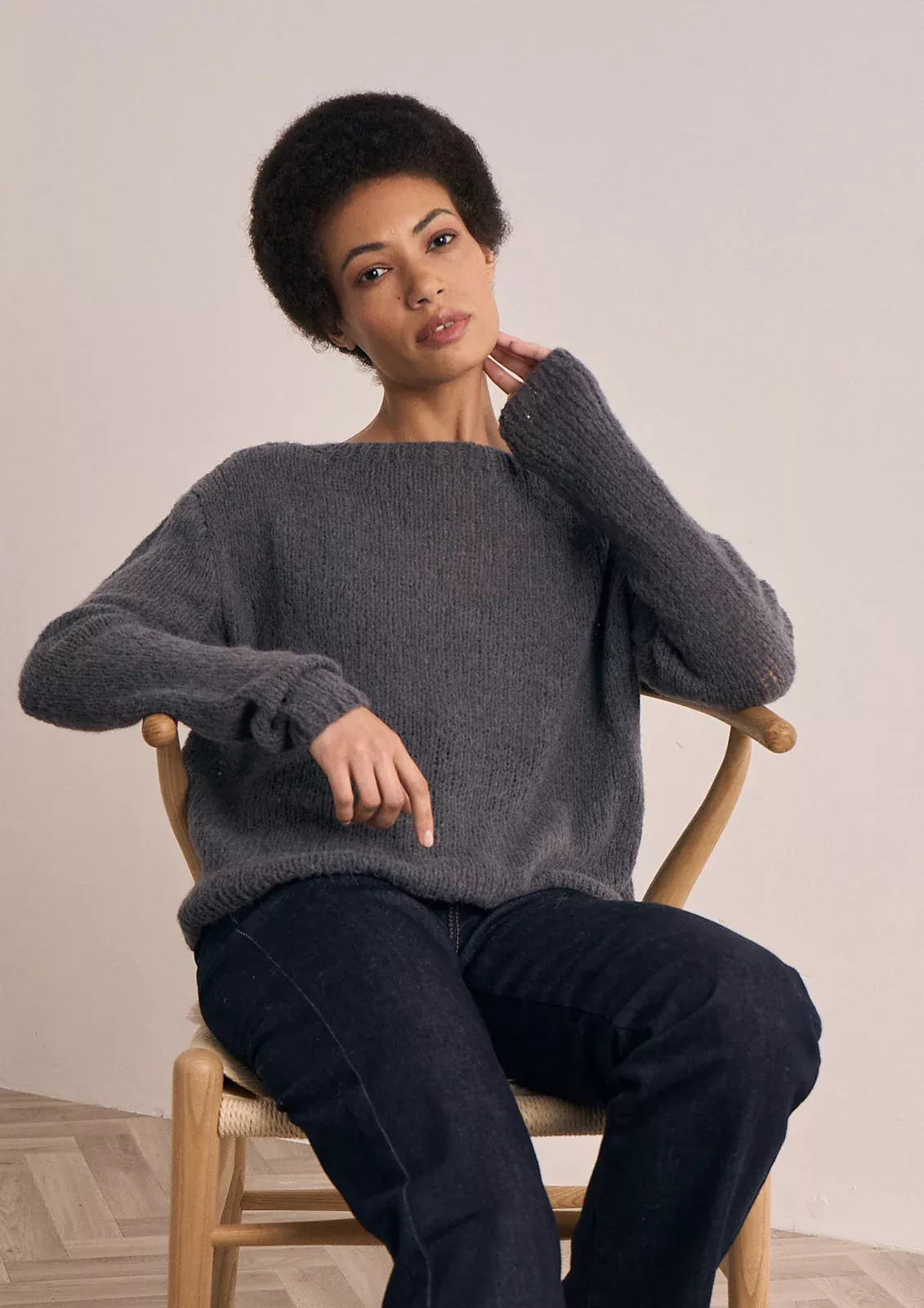A Rowan Mode Alpaca Haze Pattern - Fakenham Pullover (PDF)