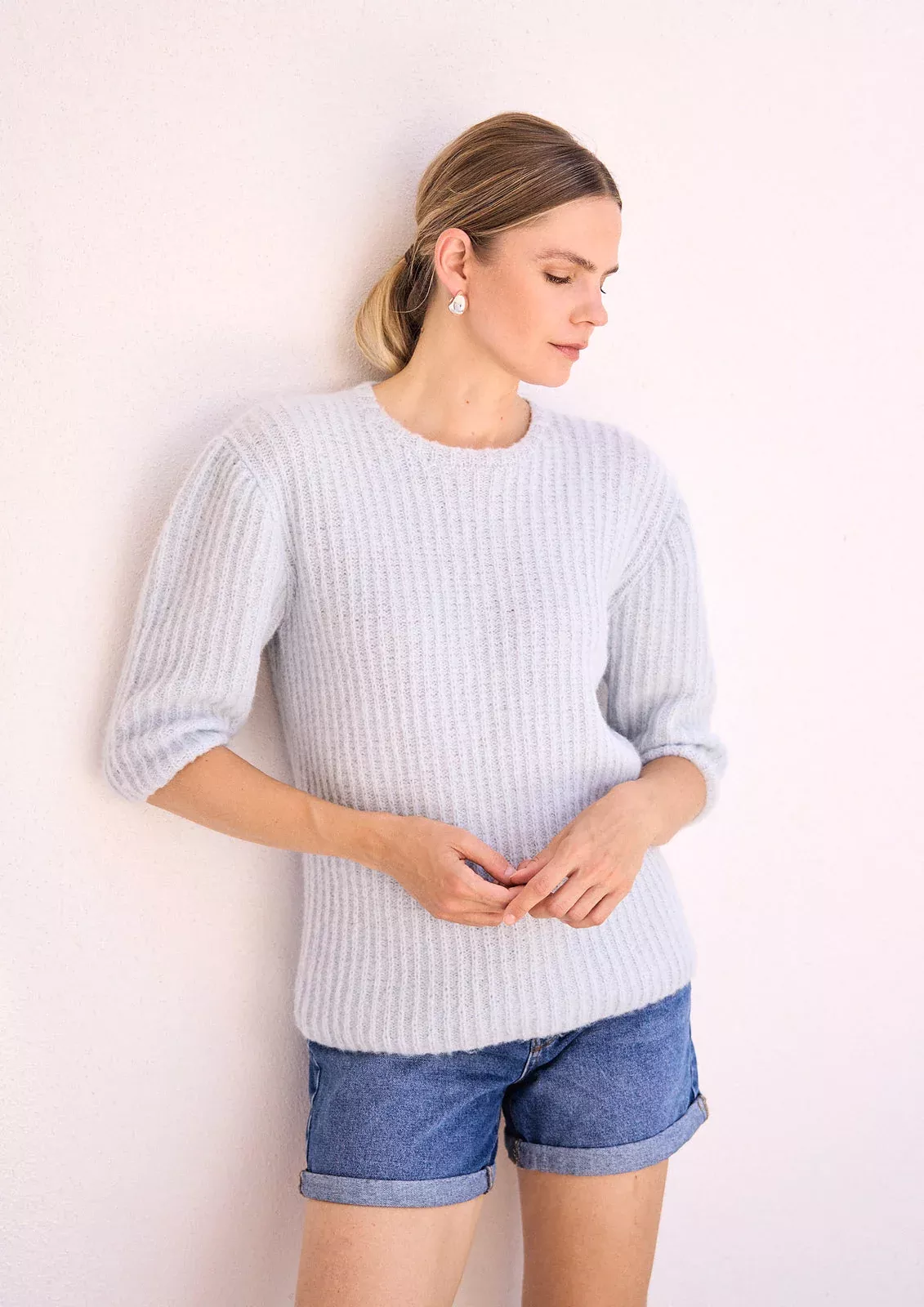 A Rowan Mode Alpaca Haze Pattern - Lars Pullover (PDF)