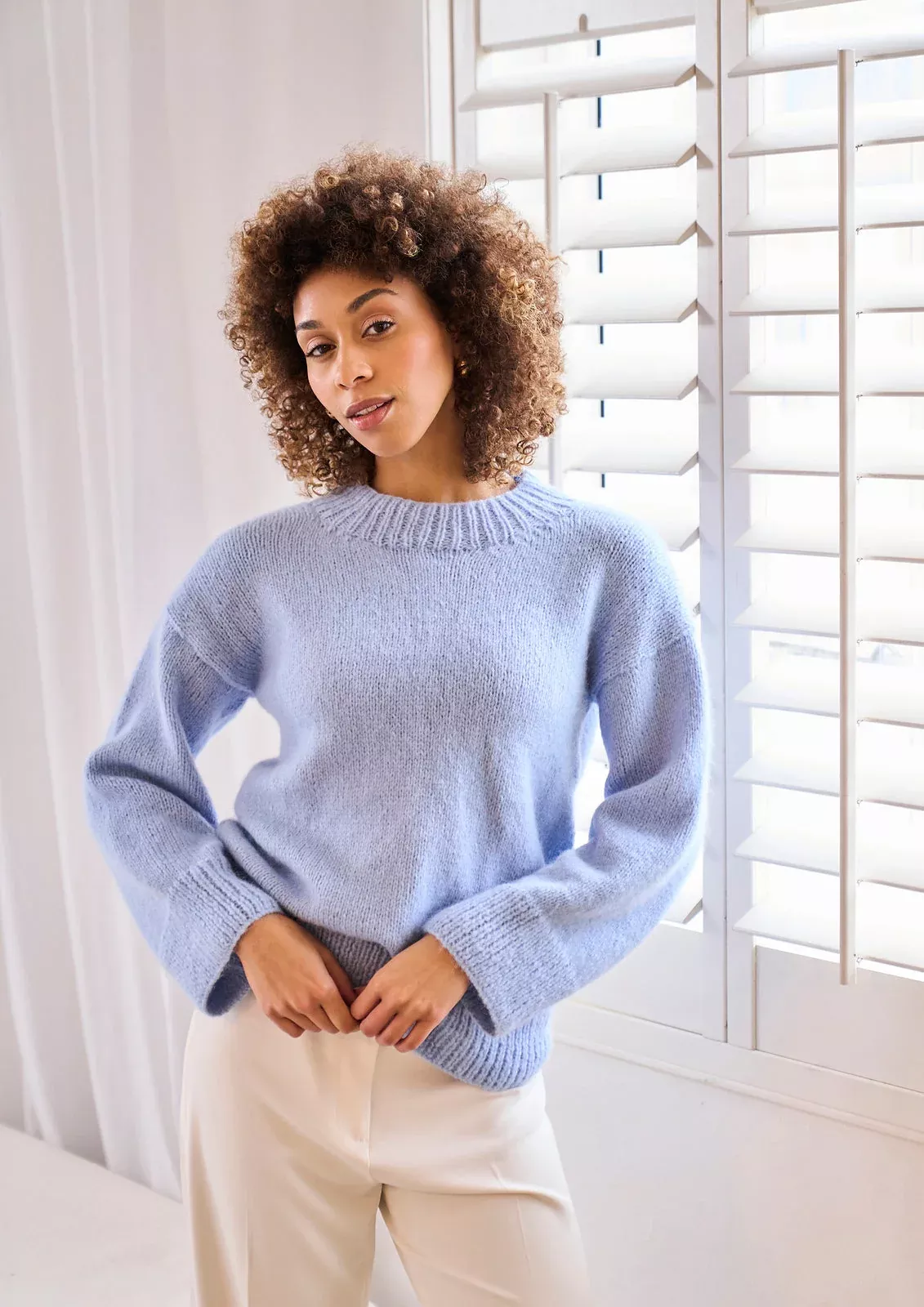 A Rowan Mode Softest Alpaca Pattern - Ludham Pullover (PDF)