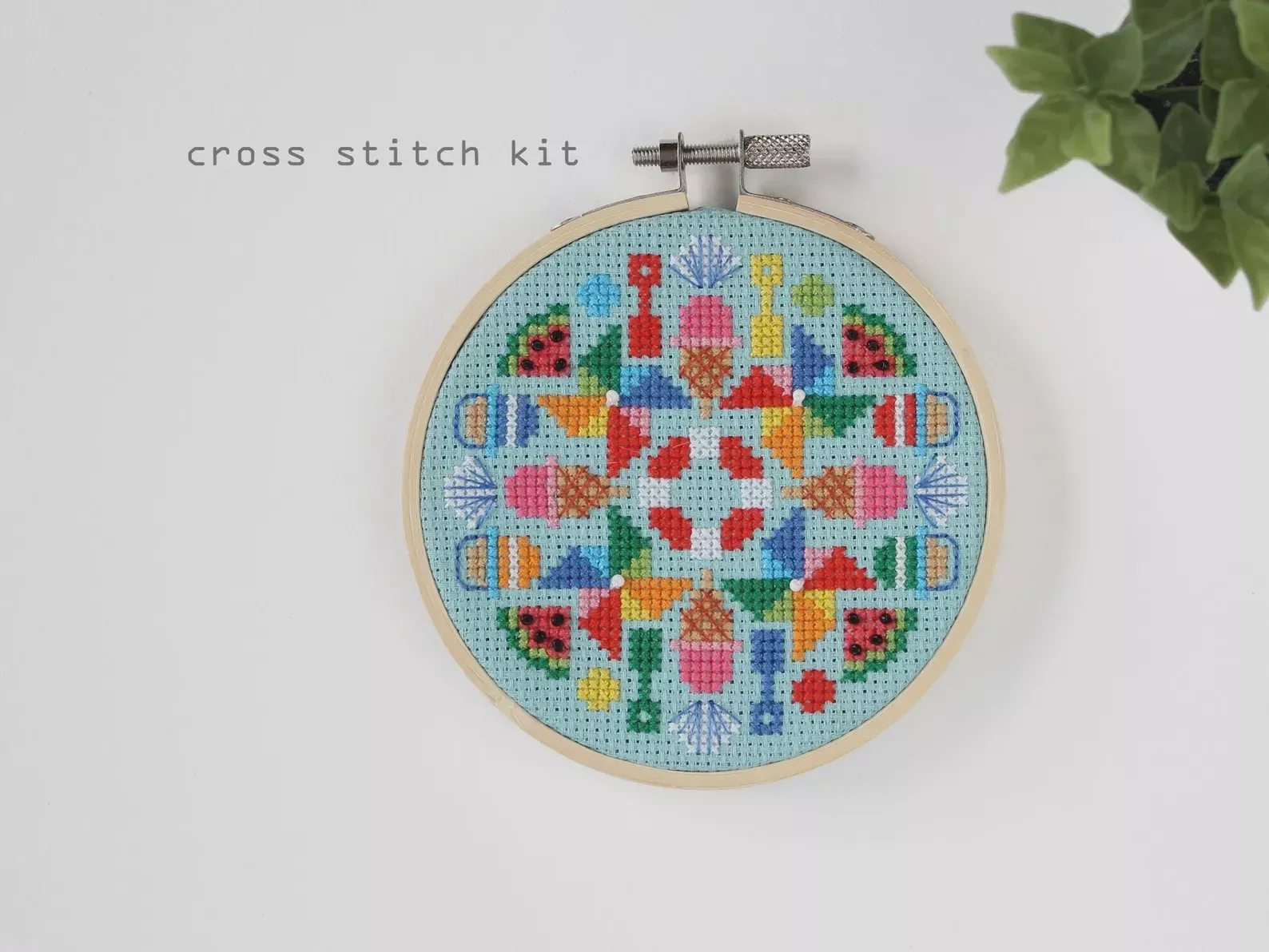 Summer Fun Kit (Counted Cross Stitch)