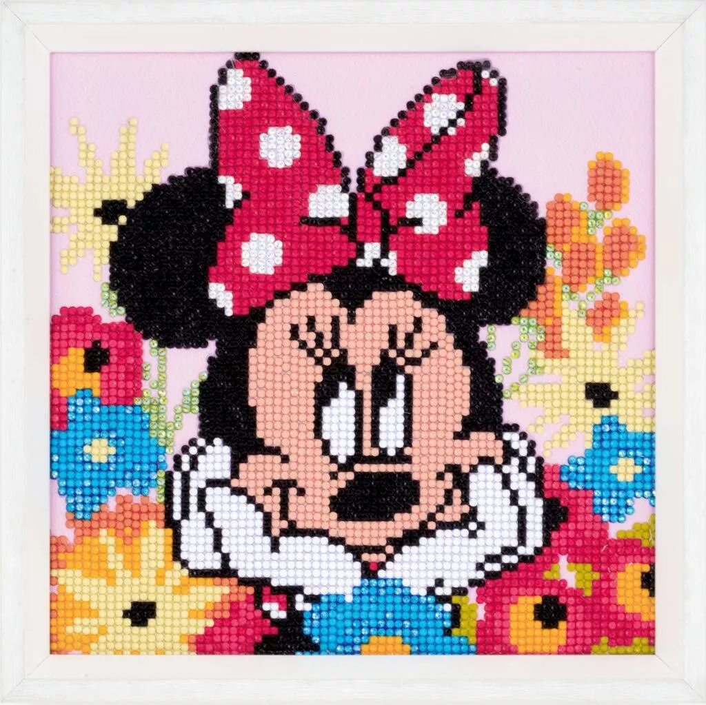 Vervaco Disney Minnie Mouse Daydreaming Diamond Painting Kit