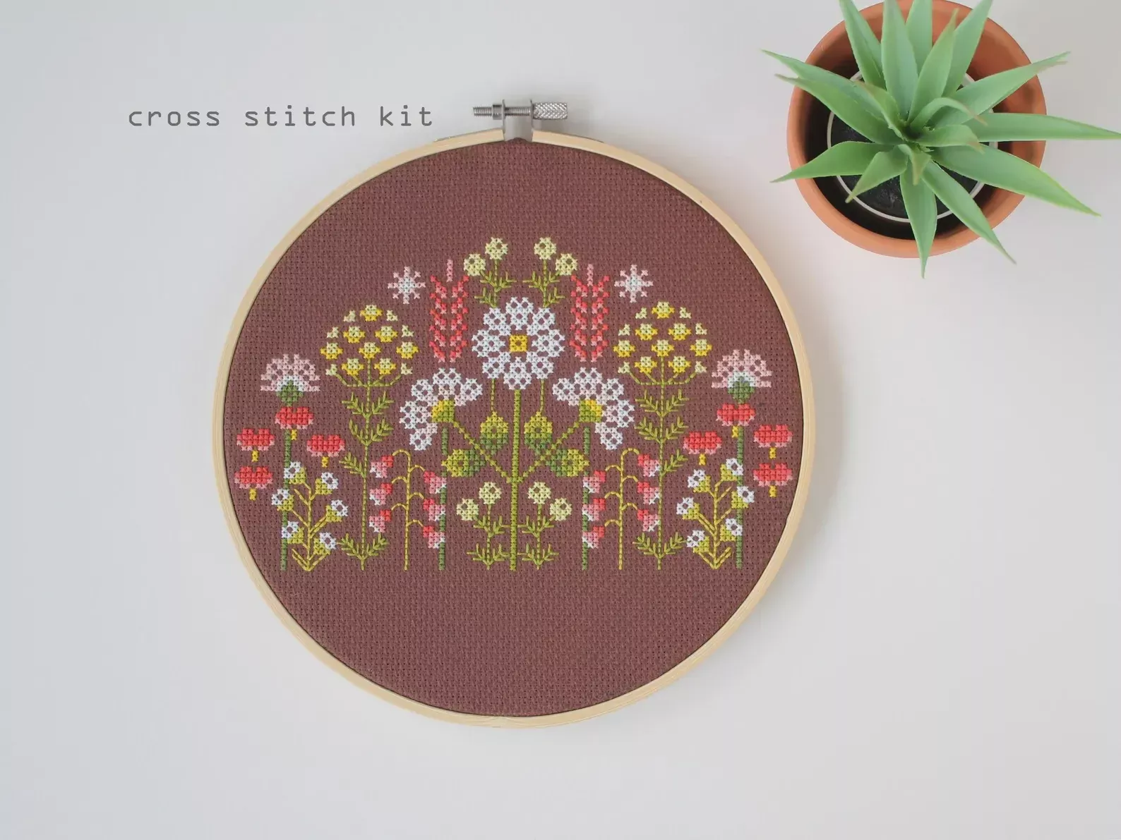 Wildflowers Kit (Counted Cross Stitch)**