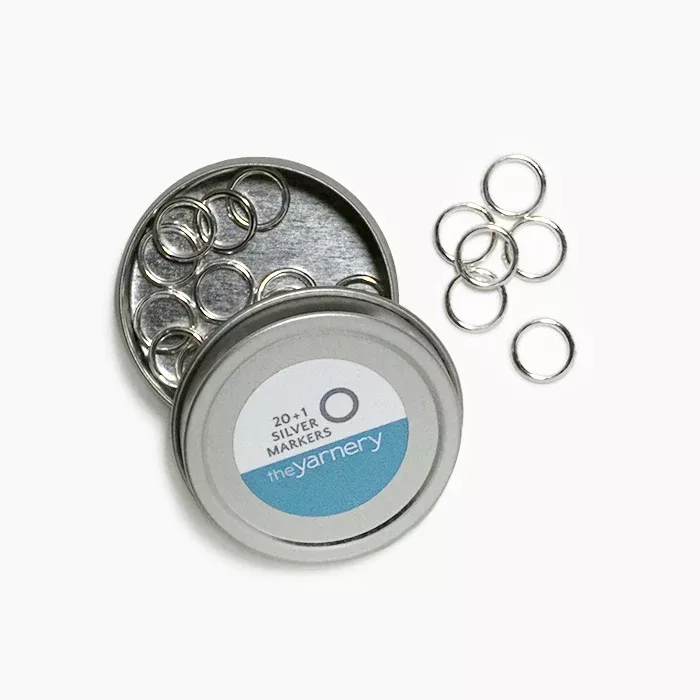 Yarnery Silver Stitch Markers