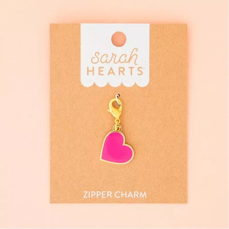 Zipper Pull | Pink Heart