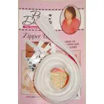 Zipper Tape 3yds white
