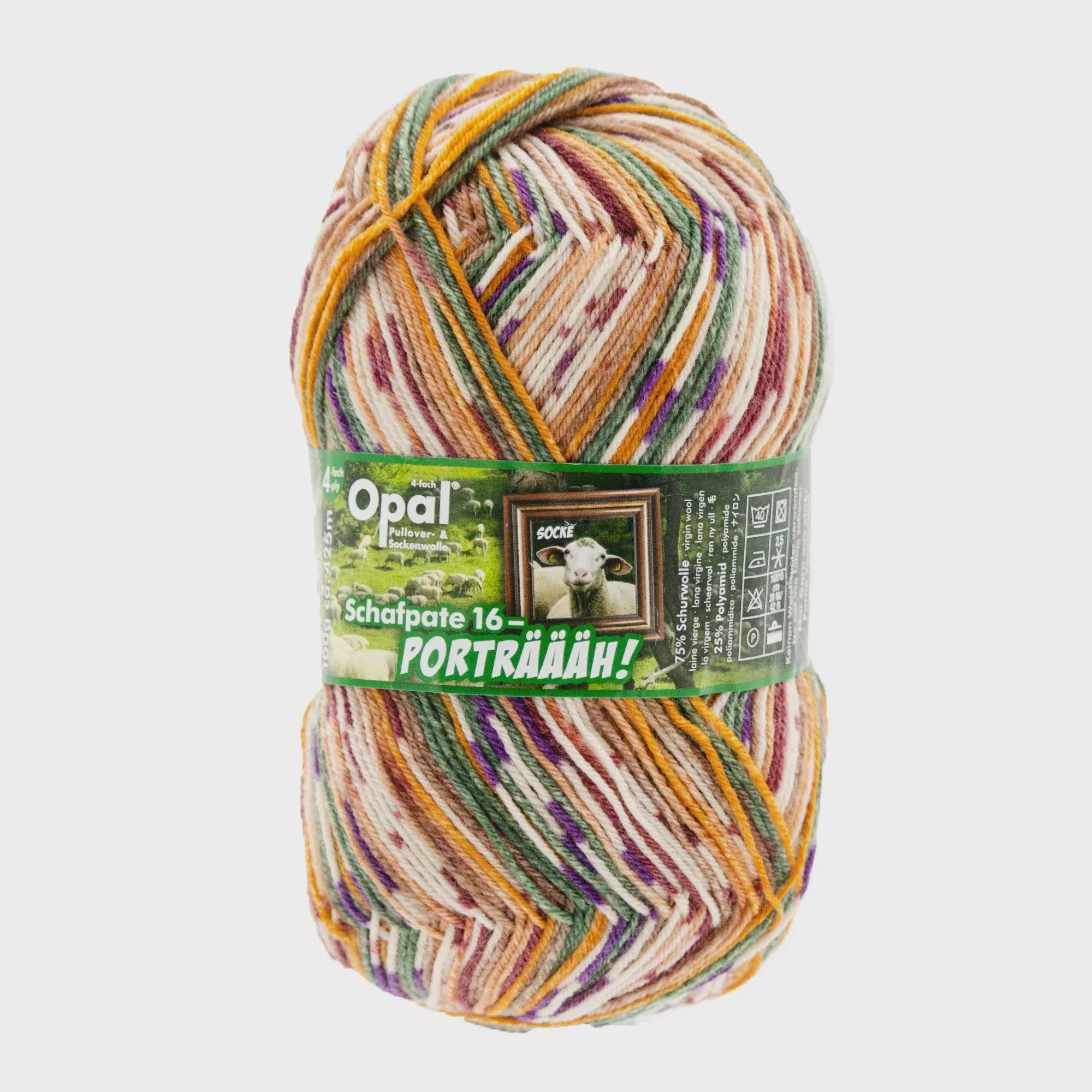 Zwerger Garn Opal Schafpate, Series 16, Portraaah!